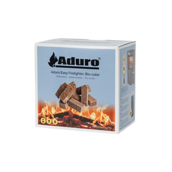 Aduro Easy Firelighter-tändkuber i kartong, bruna
