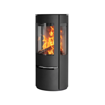 Vedeldad kamin Aduro 22 i elegant svart utförande