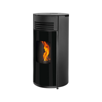 Modern svart pelletskamin Aduro P4