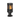 HWAM 2610 braskamin på pelare med klassisk gjutjärnsdörr och sidoglas.