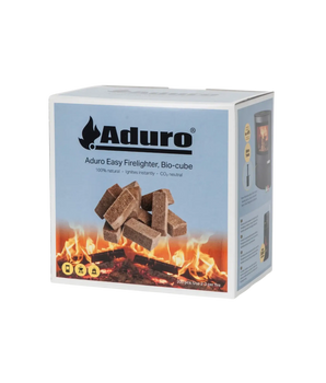 Aduro Easy Firelighter-tändkuber i kartong, bruna