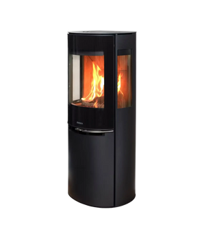 Modern hög kamin Aduro 9.5 LUX i svart design